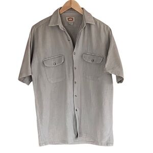 Vintage 80s RARE Banana Republic 'Star Tag' Men's Cotton Safari Shirt Size M